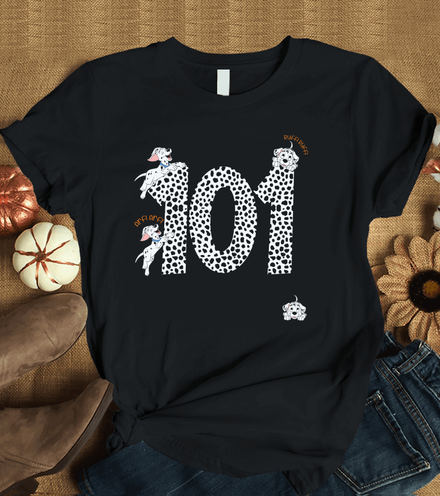 Let's Celebrate 101 Days of School Today Dalmatian Freedom Elementary T-Shirt