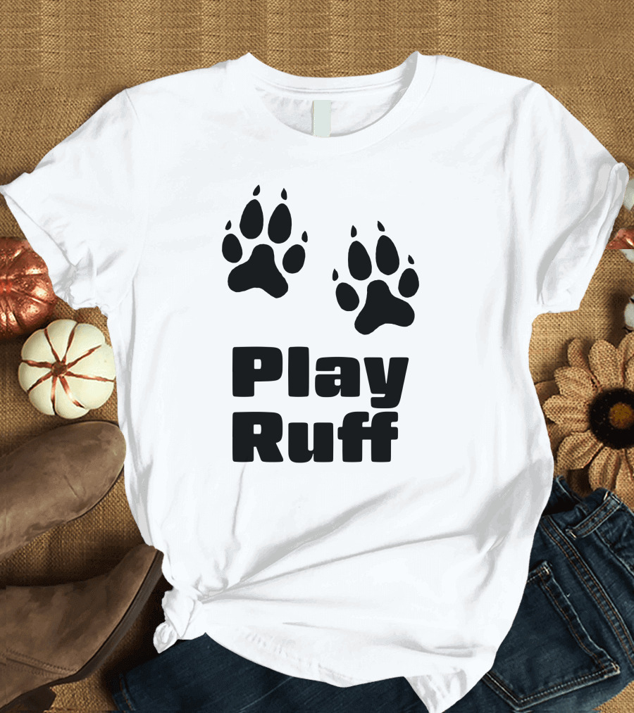 Play Ruff Paw Prints Puppy Play T-Shirt
