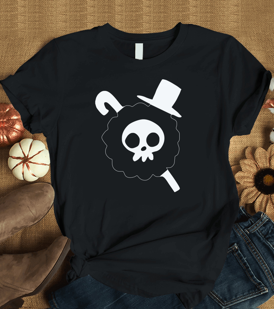 Brook Skull Flag Top Hat One Piece T-Shirt