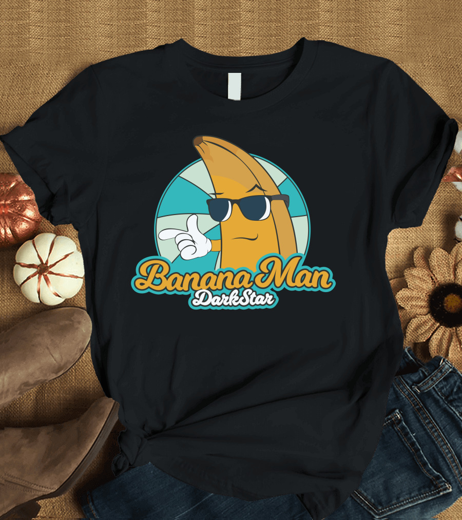Banana Man Darkstar Cool Sunglasses T-Shirt