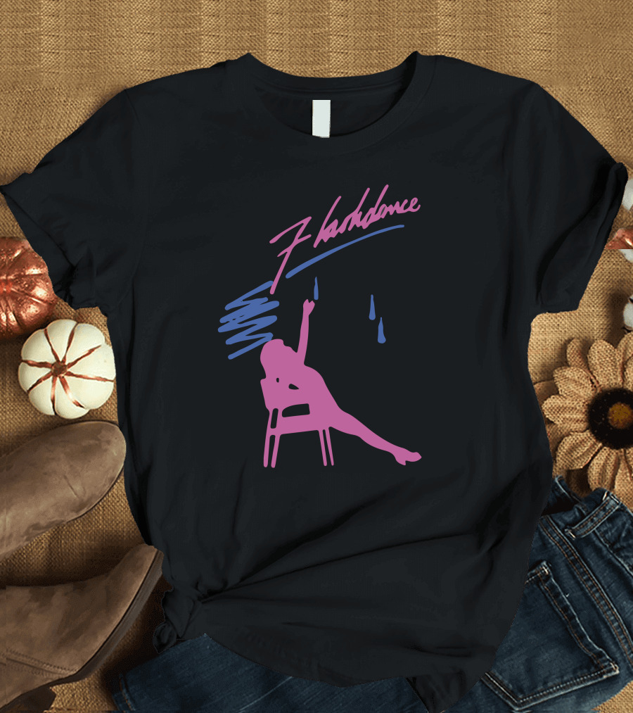 Flashdance 80s Movie Dance Scene T-Shirt