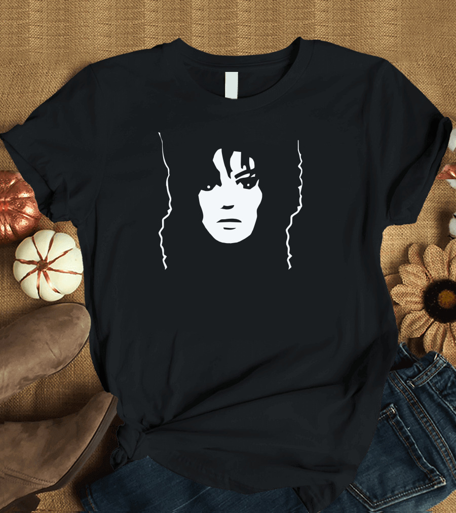 Joan Jett Black and White Silhouette Rock T-Shirt