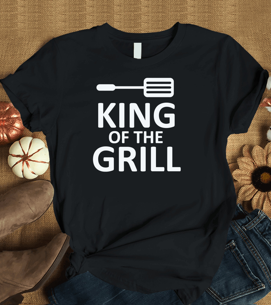 KING OF THE GRILL SPATULA COOKING BBQ T-Shirt