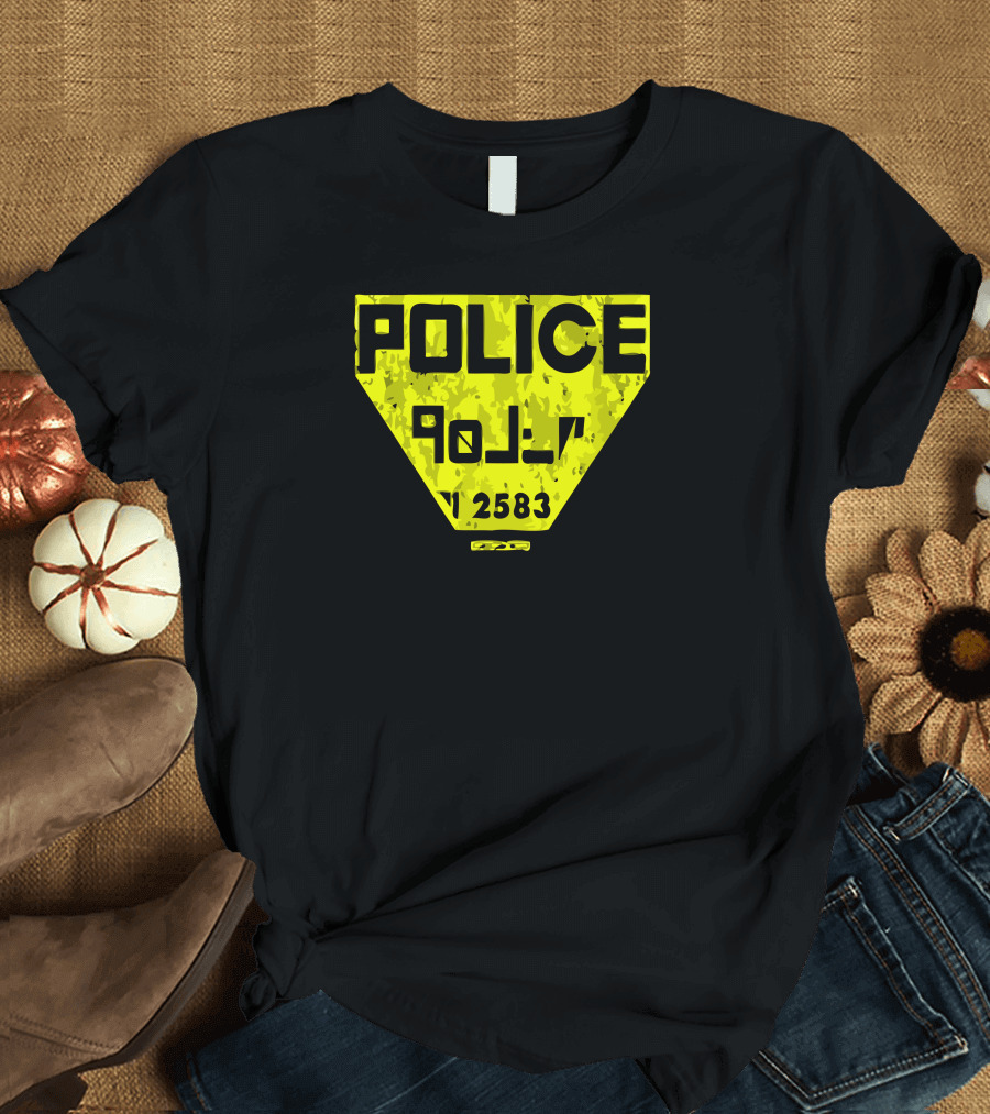 POLICE 90 LT V 2583 Fifth Element Badge T-Shirt