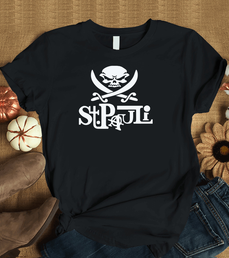 St Pauli Skull and Crossed Swords T-Shirt