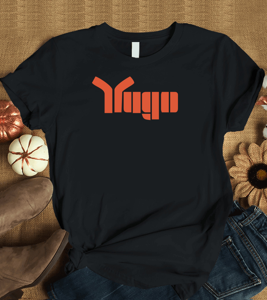 Yugo Retro Bold Typography T-Shirt