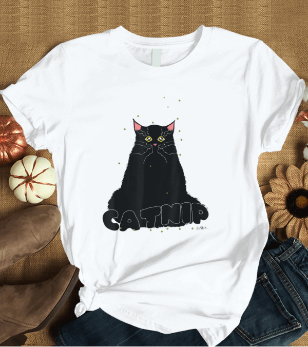 T-Shirt: Catnip Crazy Cat Lover Feline T-Shirt Catnip Crazy Cat Lover Feline T-Shirt