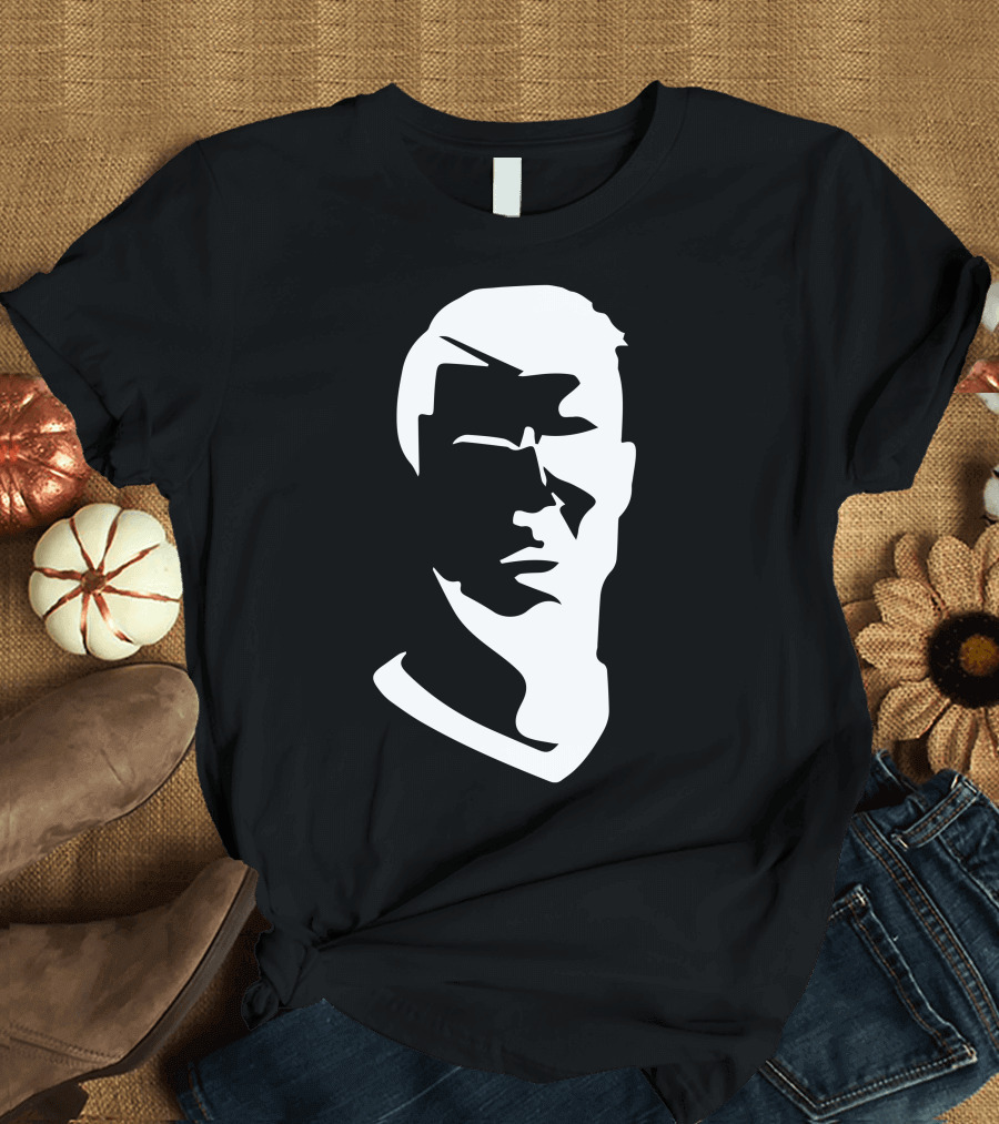 Cristiano Ronaldo Silhouette Crew Neck Football Fan T-Shirt