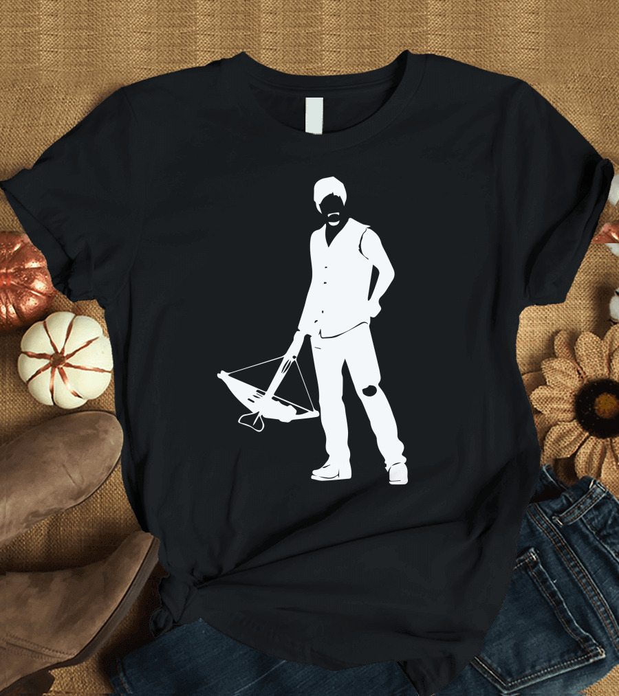 Daryl Dixon Crossbow Silhouette Walking Dead Fan Favorite T-Shirt