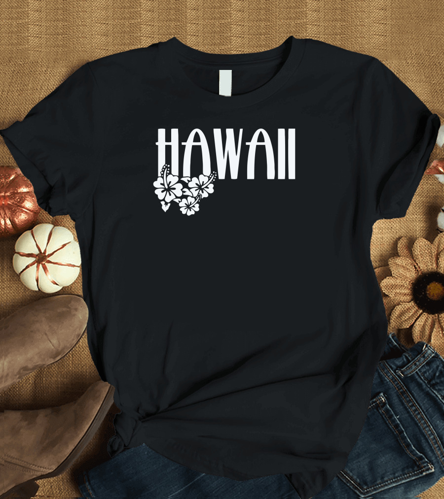 HAWAII Hibiscus Flowers T-Shirt