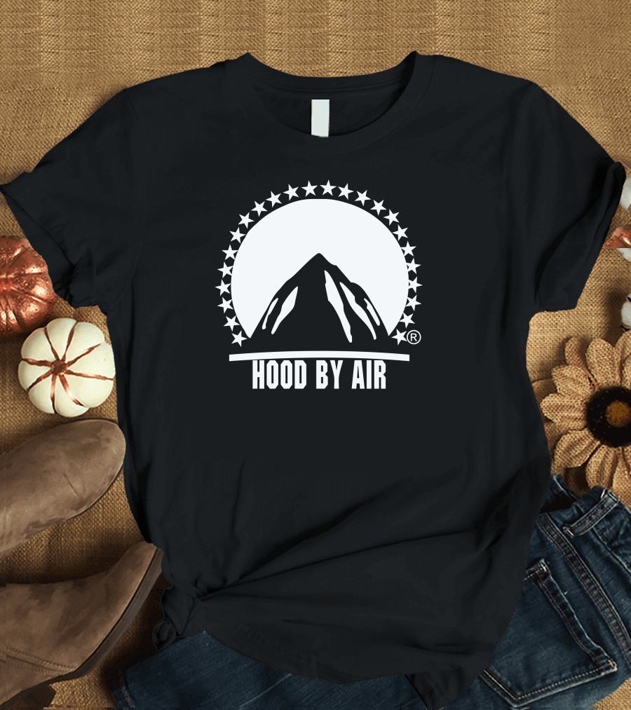 Hood By Air Pyrex Mountain Stars Circle T-Shirt