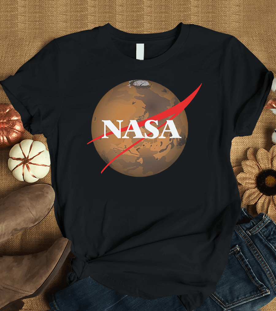 NASA Mars Exploration Space Logo Mars Planet T-Shirt