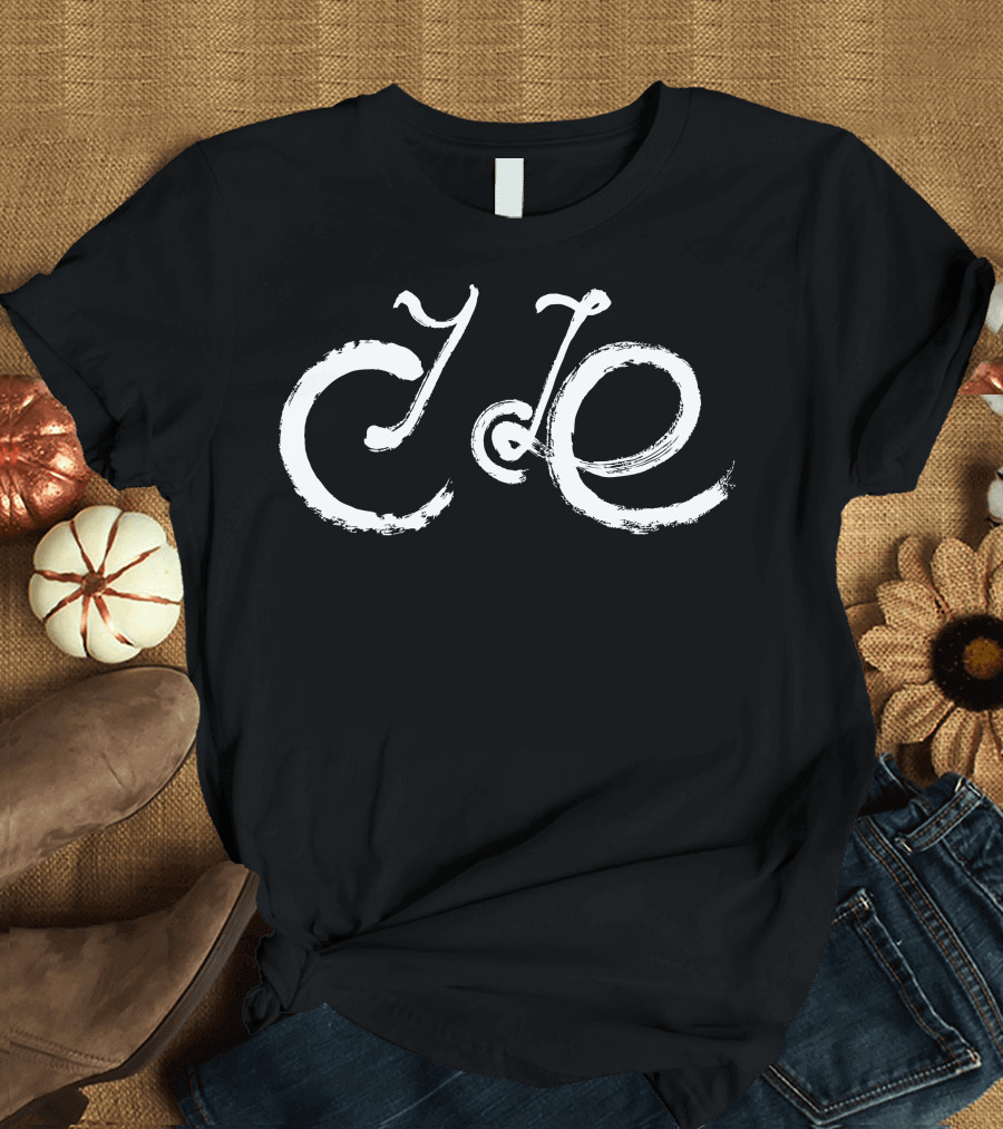 Cycle Bicycle Brushstroke T-Shirt