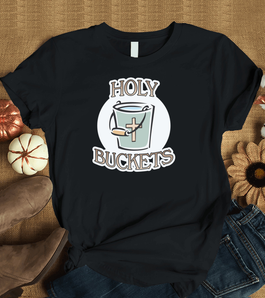 Holy Buckets Cross T-Shirt