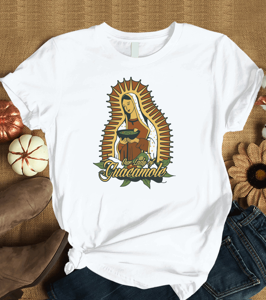 Our Lady of Guacamole Guadalupe Iconic T-Shirt