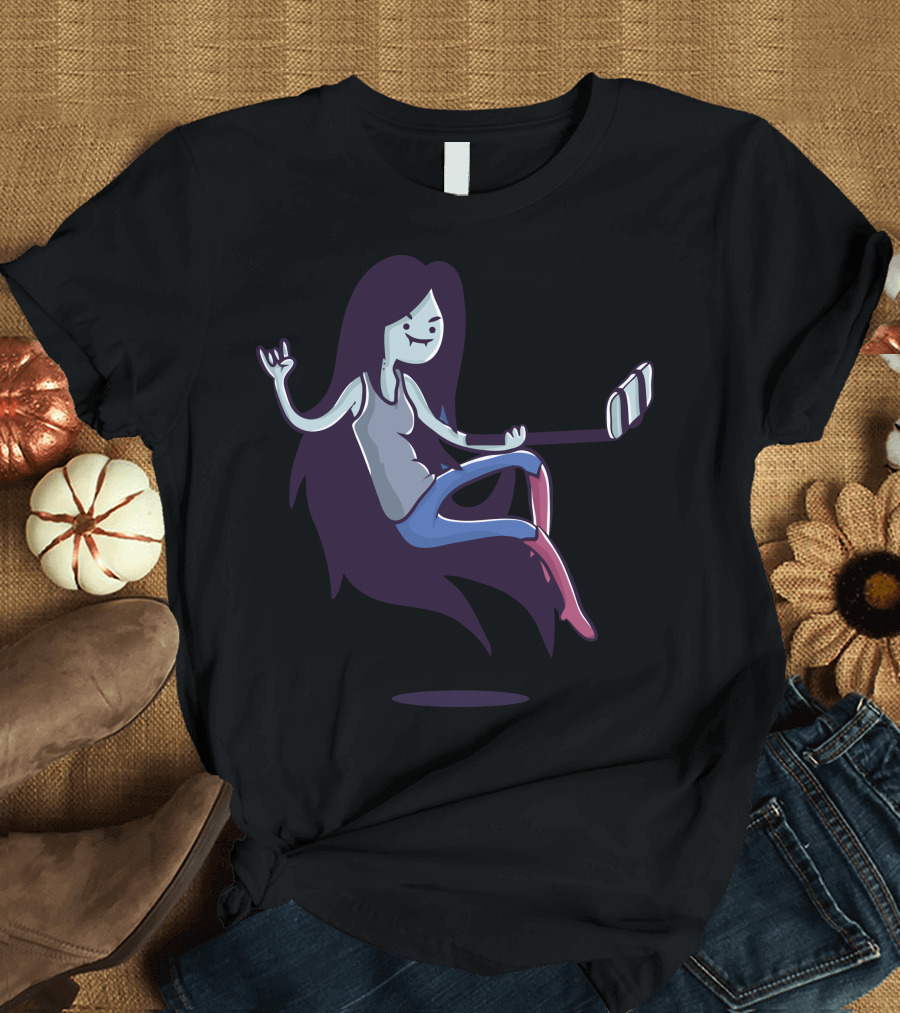 Adventure Time Marceline Selfie Iconic Vampire Character T-Shirt