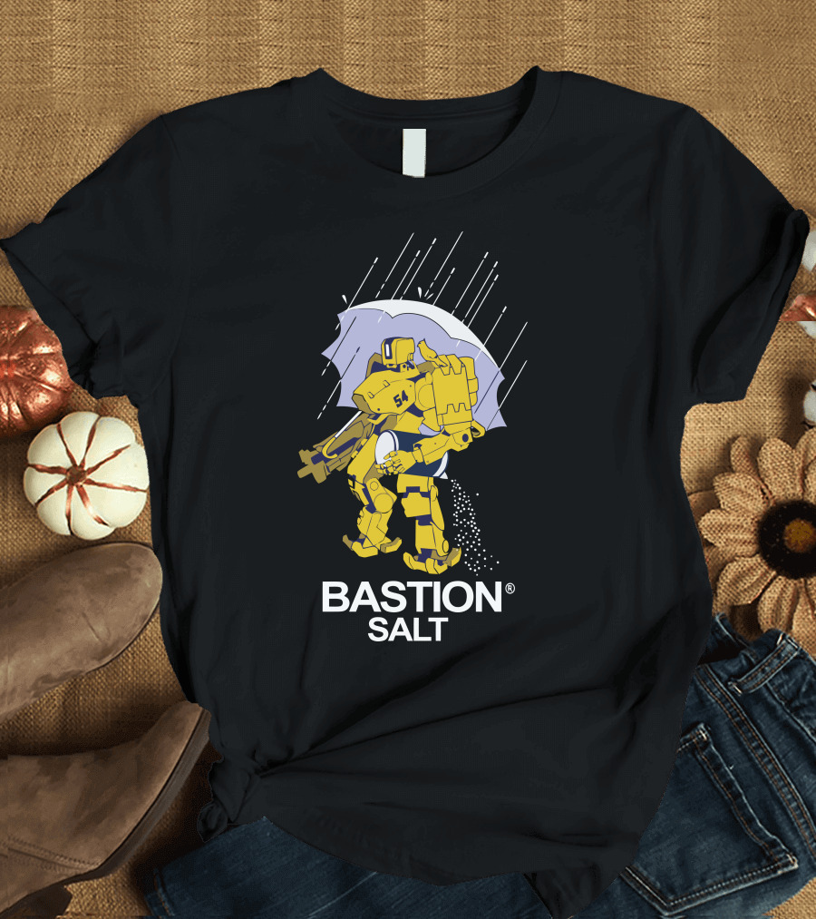 Bastion Salt Rain Robot Umbrella T-Shirt