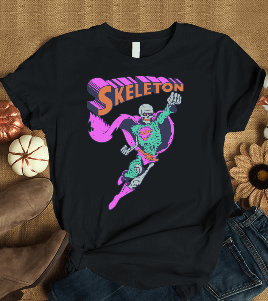 Skeleton Superhero Skeleton T-Shirt