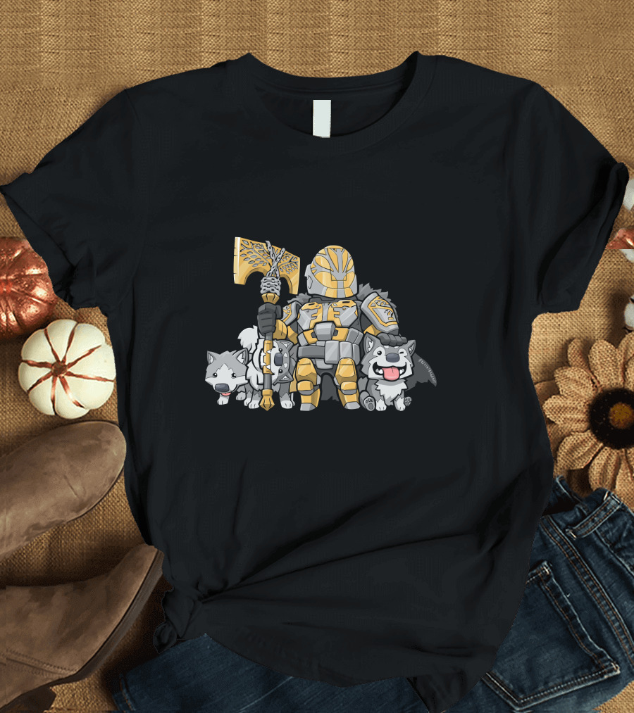 The Iron Wolves Guardian and Companions T-Shirt