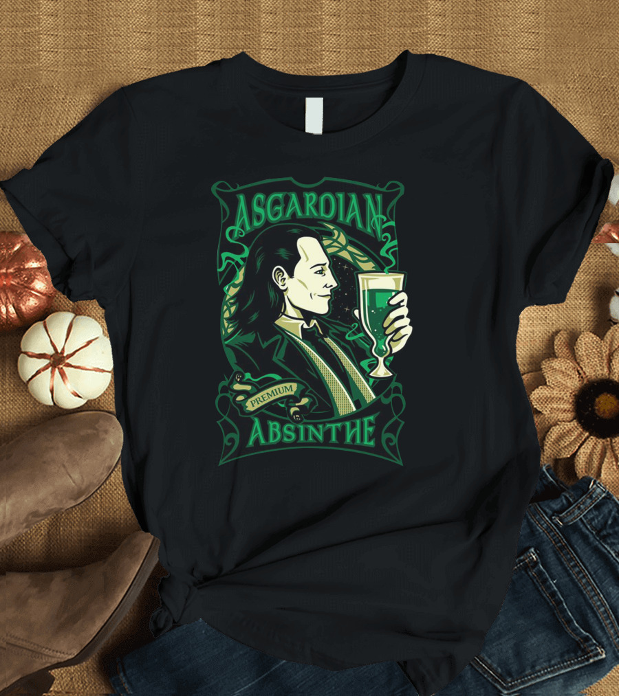 Loki Tom Hiddleston Asgardian Premium Absinthe T-Shirt