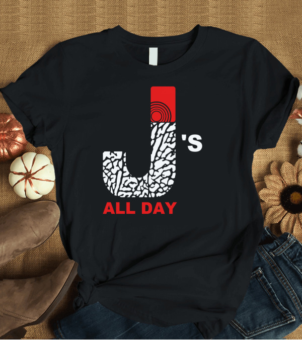 T-Shirt: Air J's All Day Smoke T-Shirt Air J's All Day Smoke T-Shirt