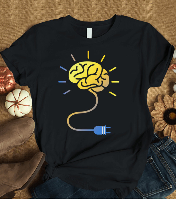 T-Shirt: Brain Changer Electric Mind Plugged In T-Shirt Brain Changer Electric Mind Plugged In T-Shirt