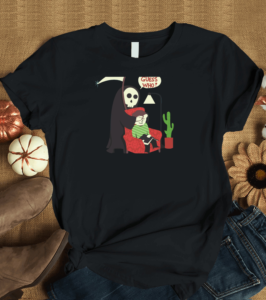 Guess Who Grim Reaper Cactus Chair T-Shirt