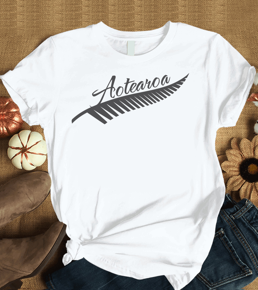Aotearoa Silver Fern New Zealand Maori T-Shirt