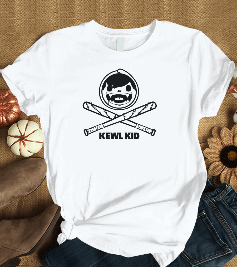Kewl Kid Crossed Bats T-Shirt