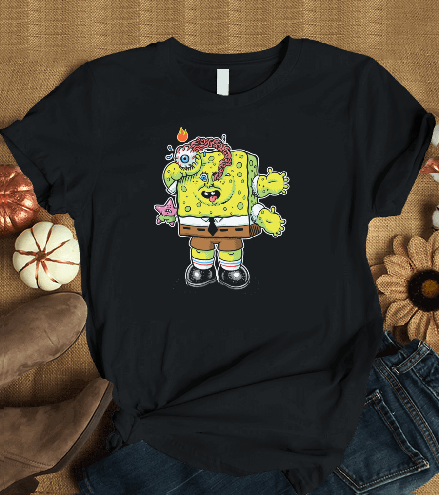 2B 417 Square Pierre Cartoon Zombie Mashup T-Shirt