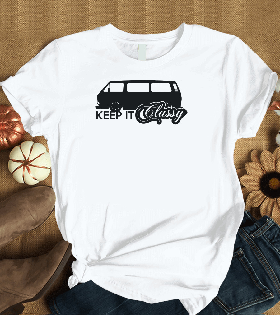 Keep It Classy Vw Bus Bulli Multivan1 T-Shirt