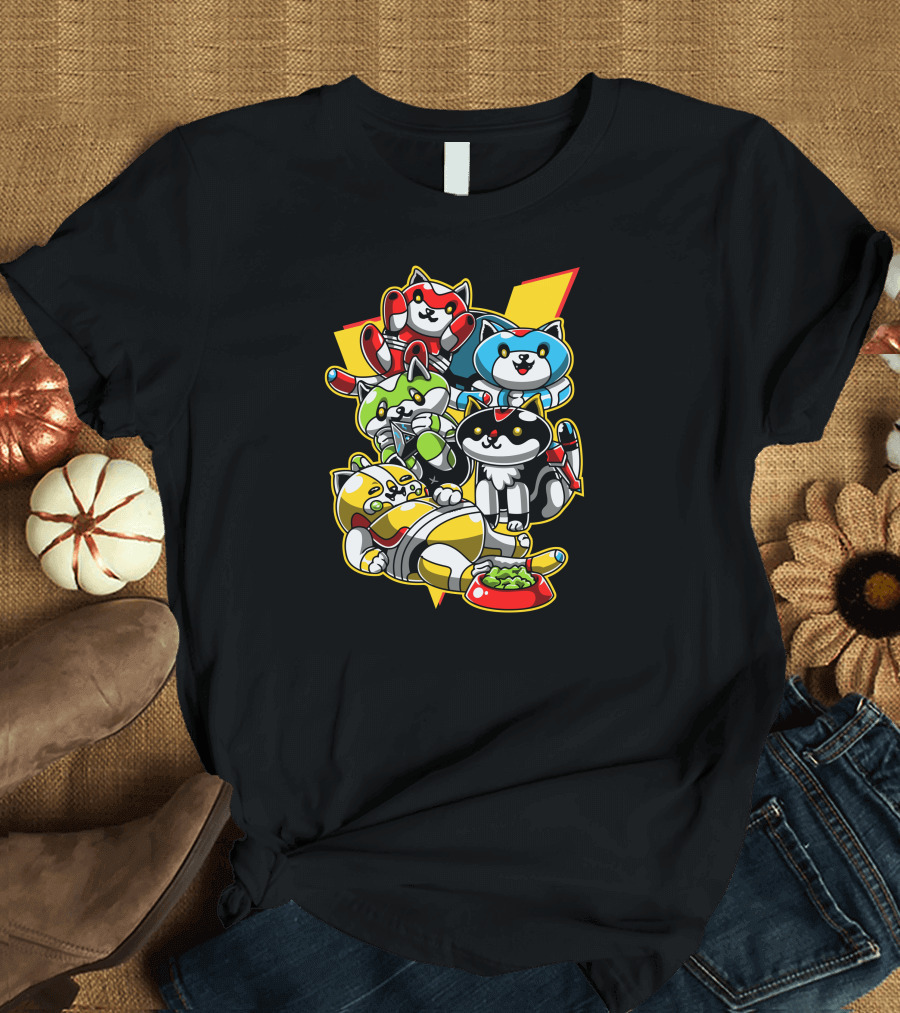 Voltron Cat Collector Vectorized T-Shirt