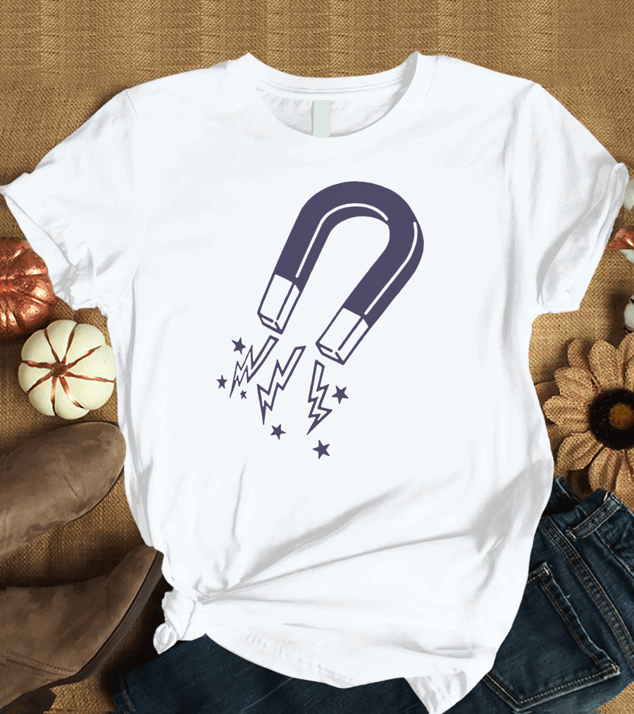 Powerful Magnet Lightning Stars T-Shirt
