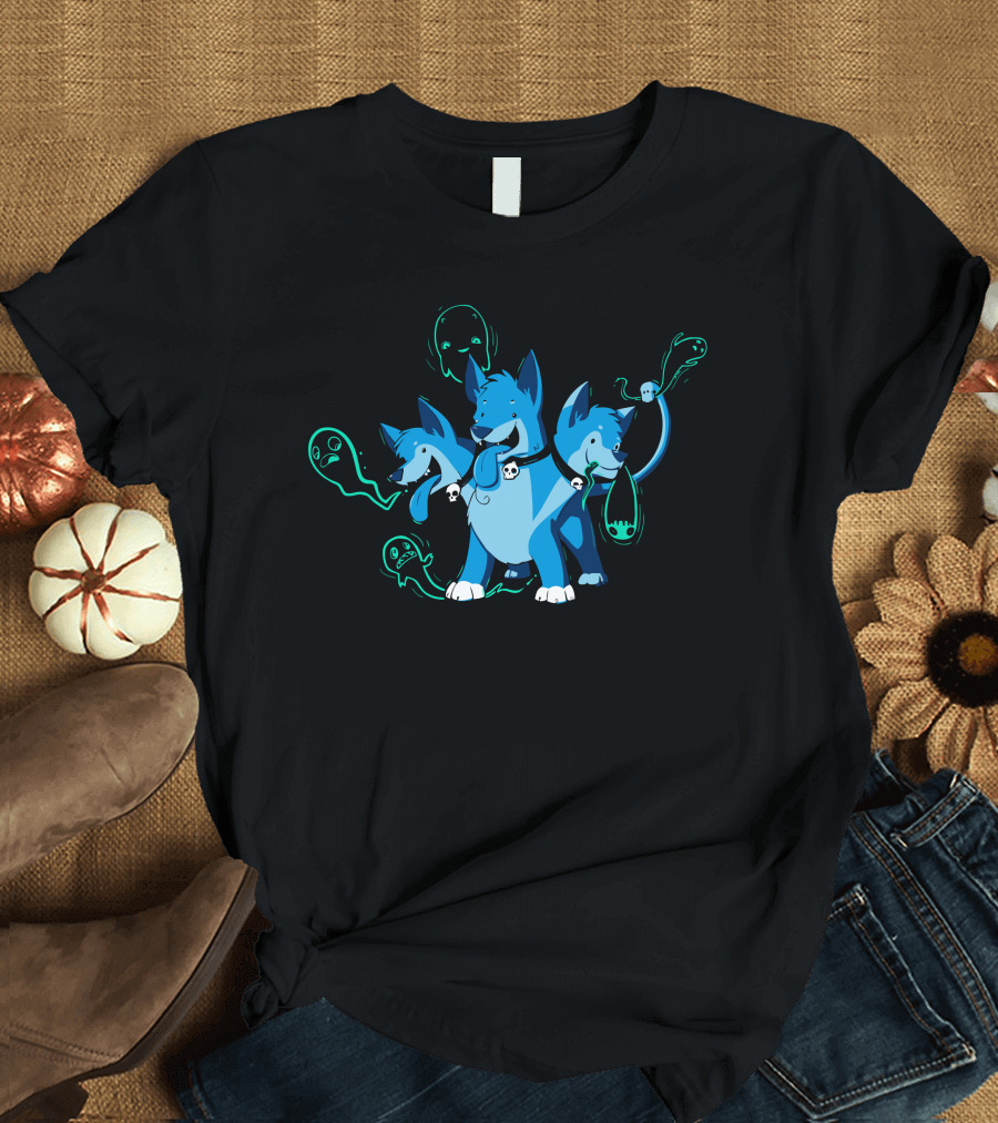 Pup In Training Cerberus Ghostly Guardians T-Shirt