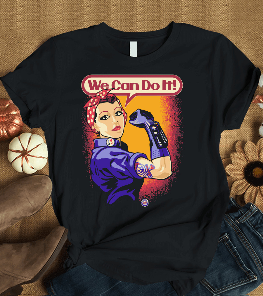 We Can Do It Gamer Rosie Thegamer T-Shirt