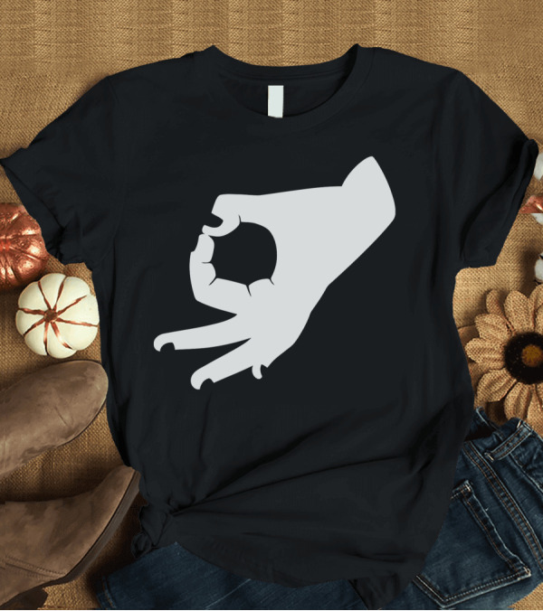 T-Shirt: Signe Main Ok Hand T-Shirt Signe Main Ok Hand T-Shirt