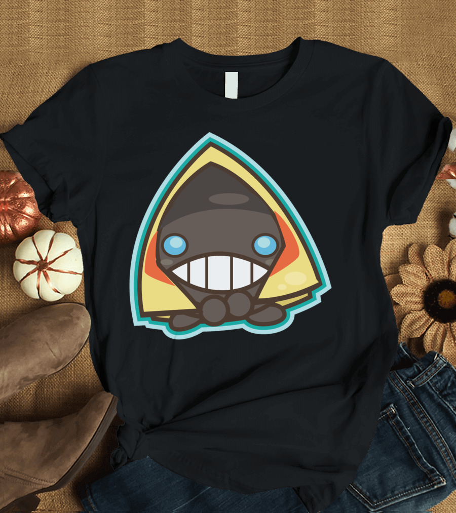 Snow Imp Happy Cute Monster Blue Eyes Bright Cloak T-Shirt