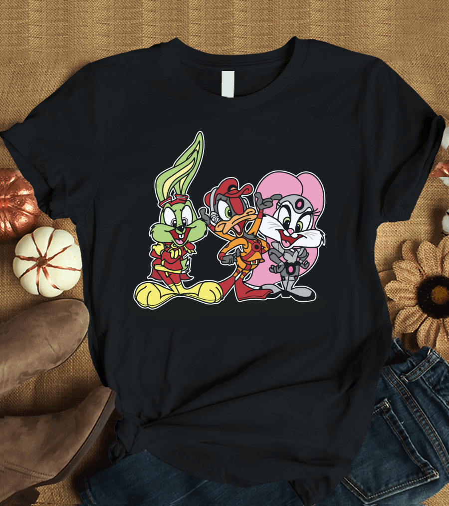 Bucky O'Hare Cartoon Characters Group T-Shirt