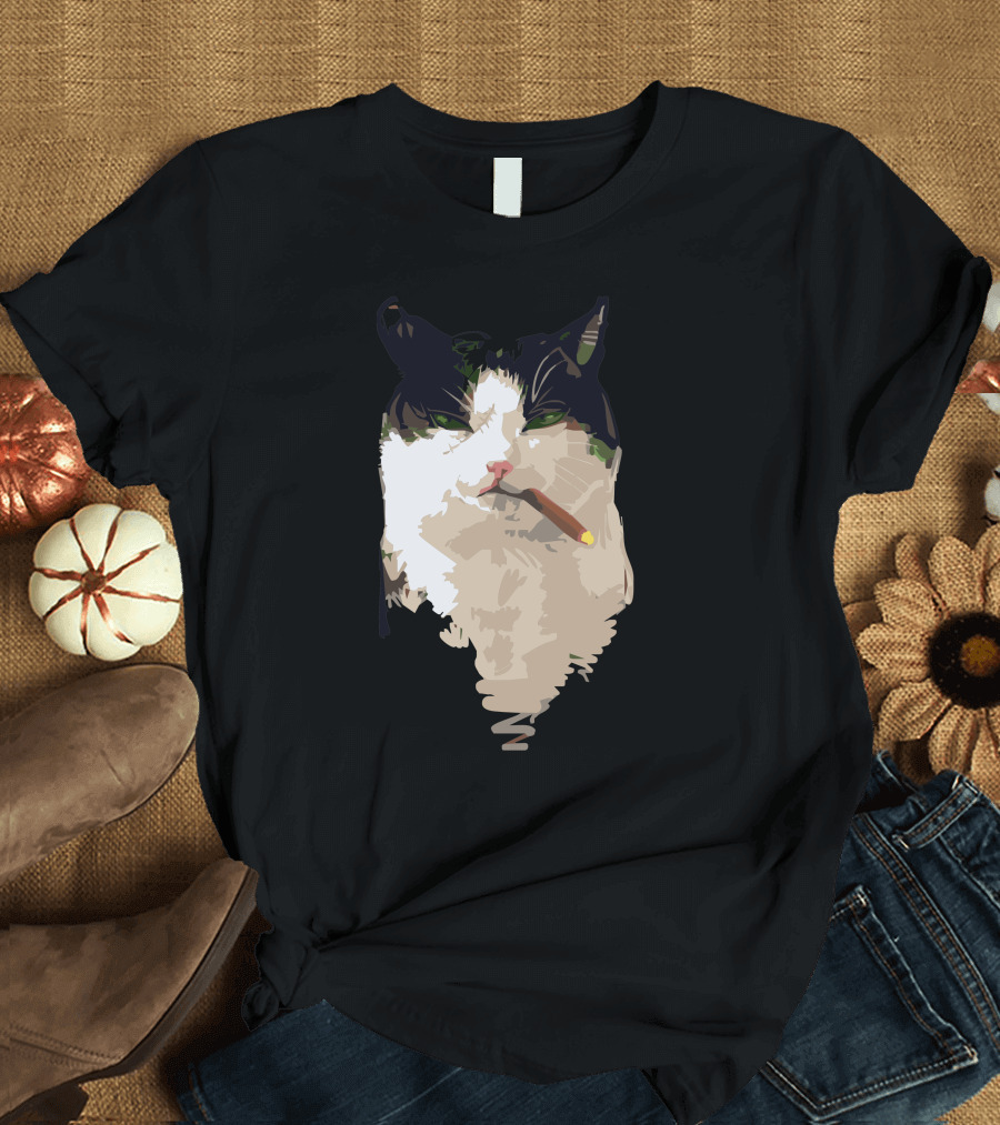 Cat1 Smoking T-Shirt