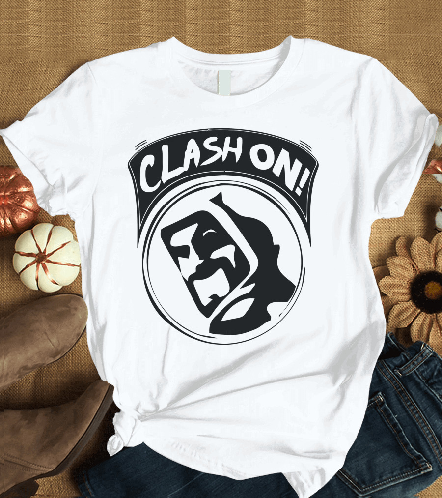 Clash On Barbarian Shield T-Shirt