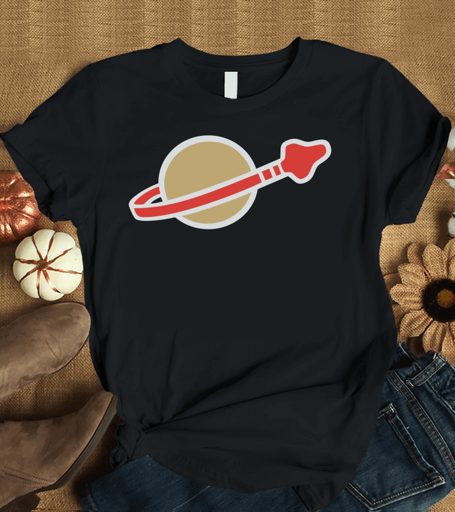 Classic Space Logo Vintage Rocket Emblem T-Shirt