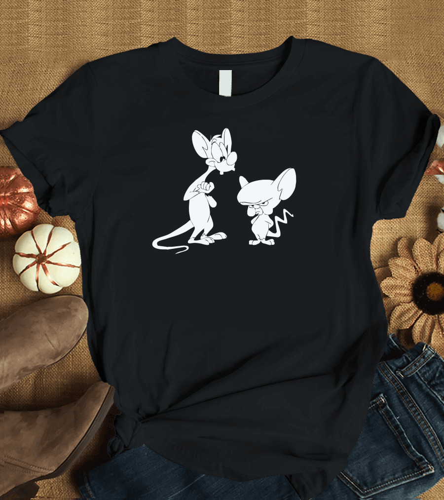 Pinky Und Der Brain Ratten Comic Kult Cartoon Fun T-Shirt