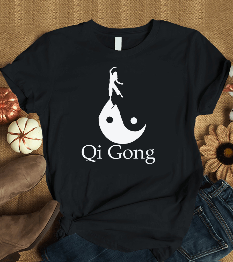 Qi Gong Yin Yang Artistic Movement T-Shirt
