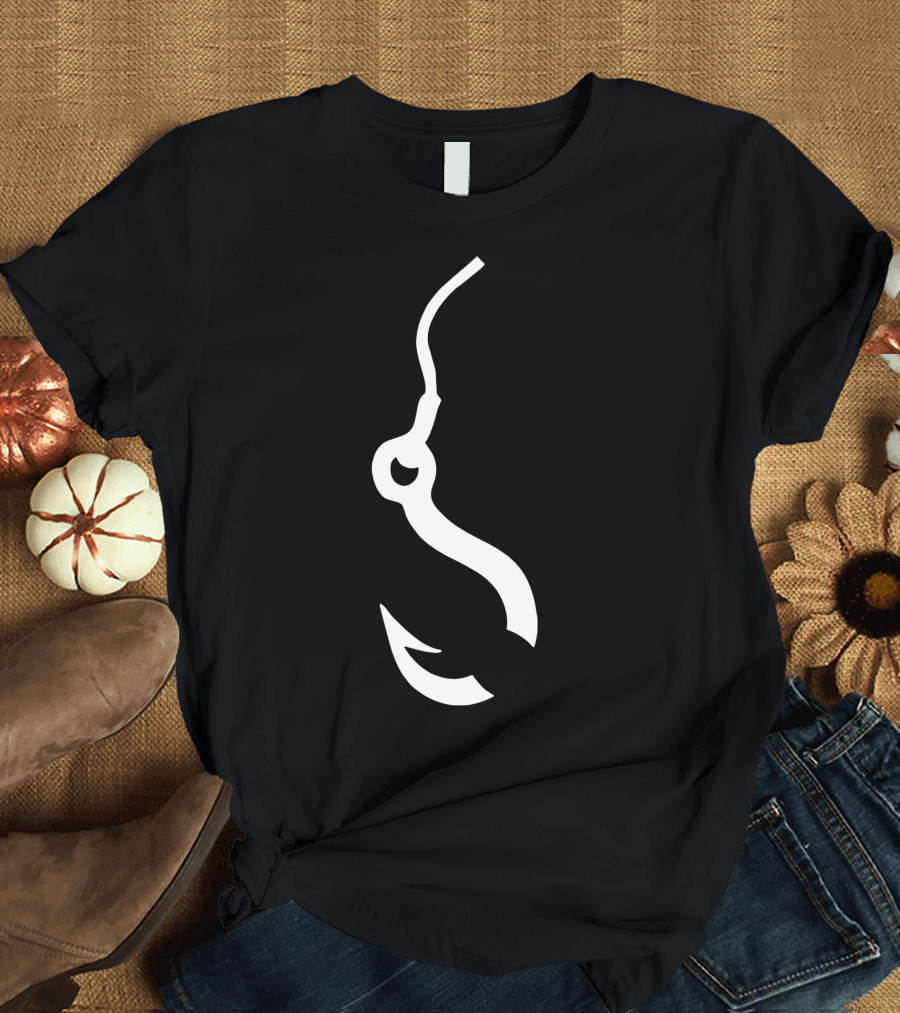Fishing Hook Icon Simple T-Shirt