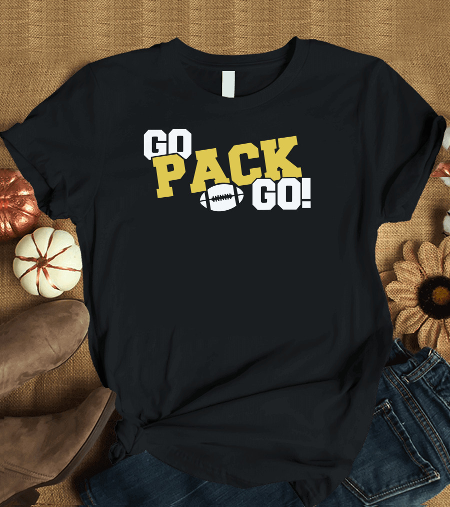 Go Pack Go Football Enthusiast Cheer T-Shirt