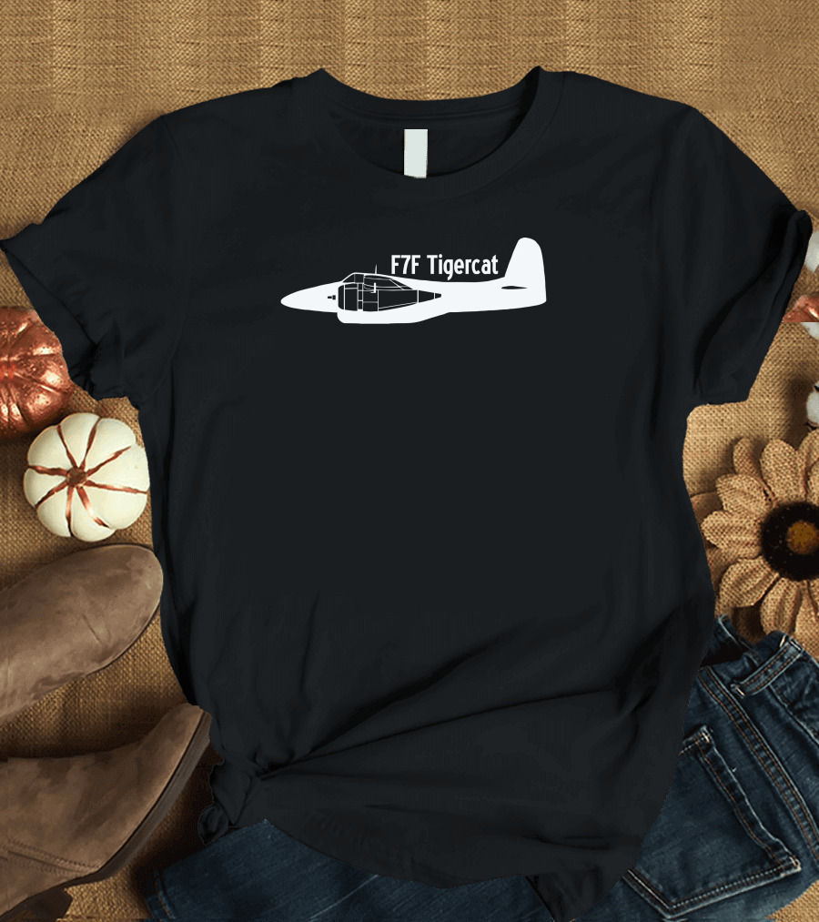 F7F Tigercat Air Attack Fire Bomber Grumman Cal Fire Vinyl Decal T-Shirt