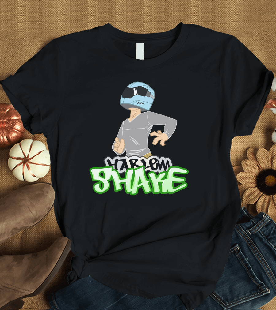 Harlem Shake Funny Helmet Dance T-Shirt
