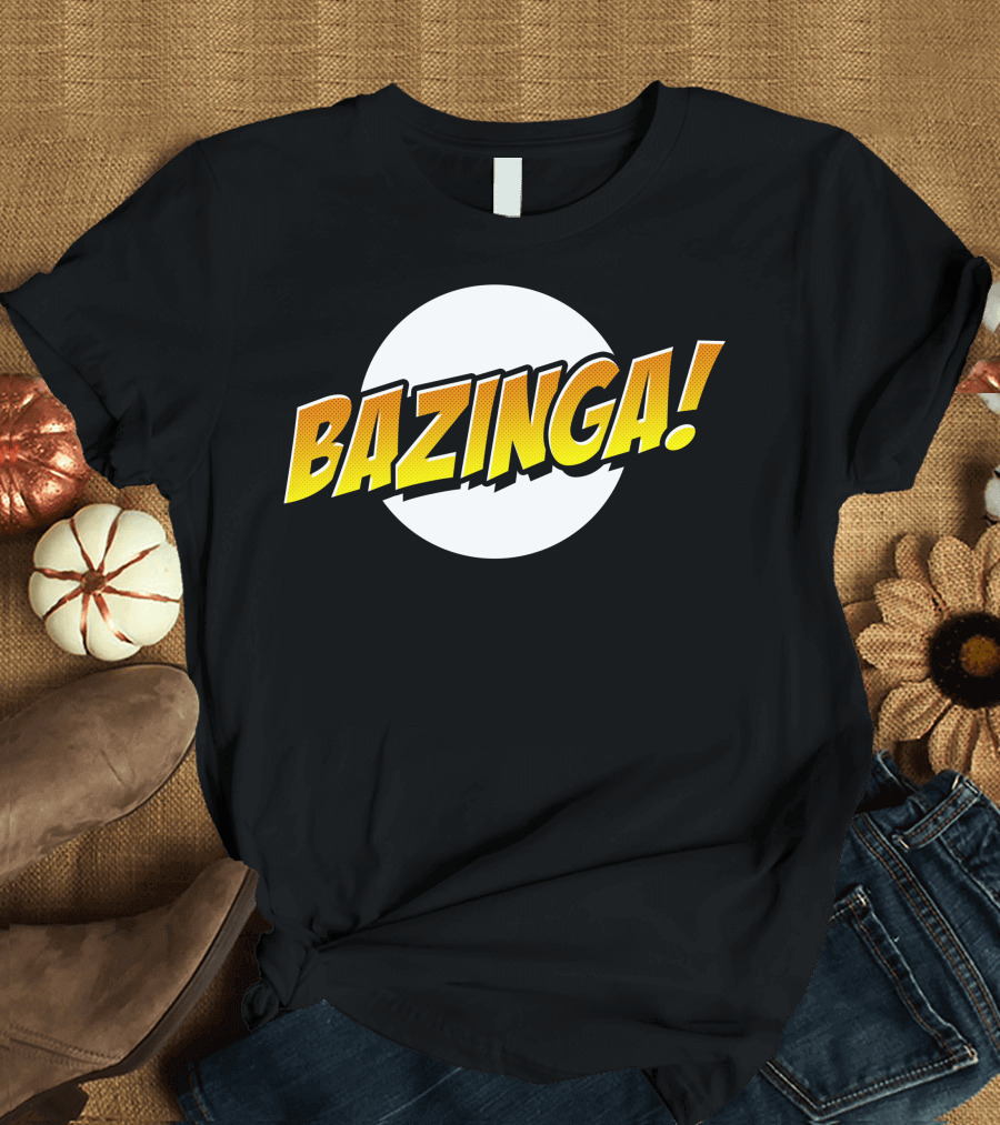 Bazinga Sheldon Cooper Circle T-Shirt