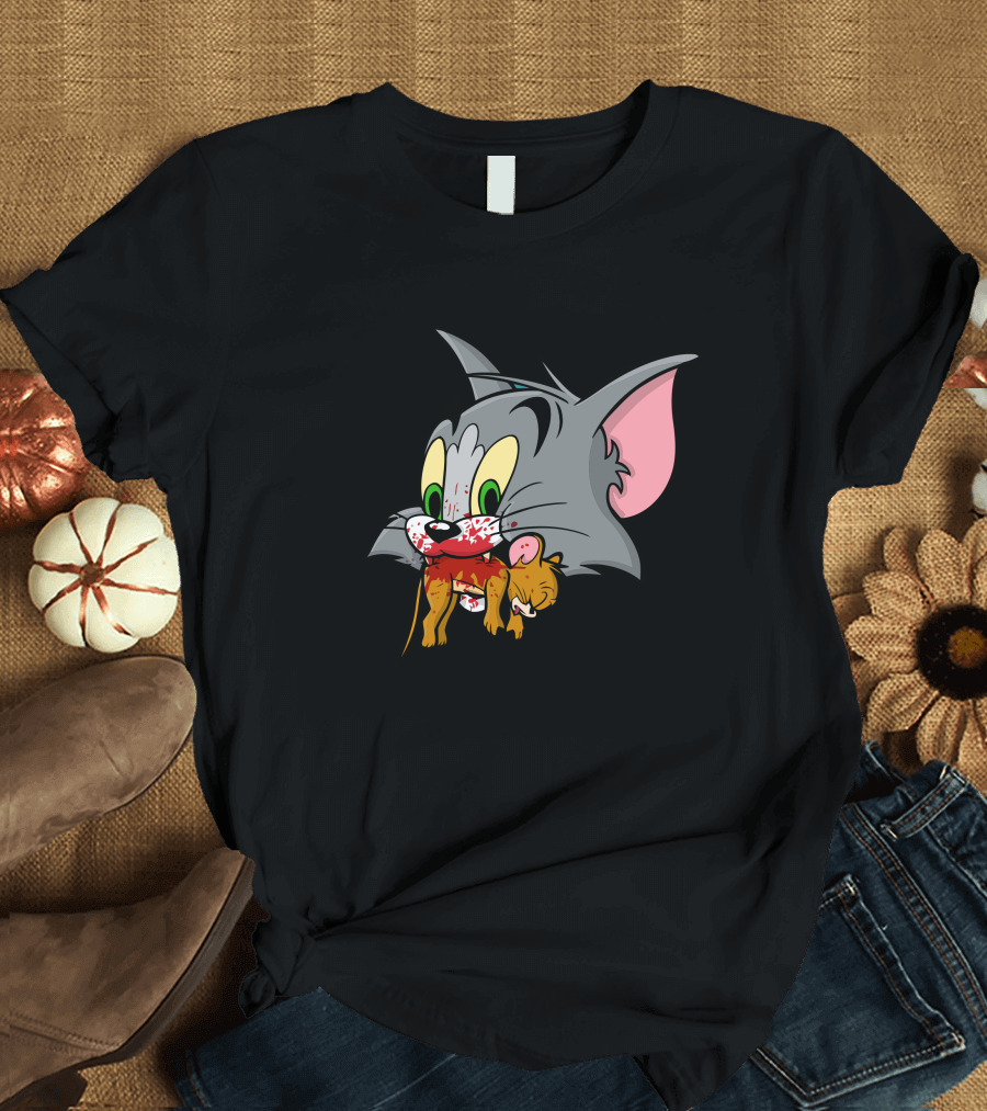Finally Tom and Jerry Dark Humor T-Shirt