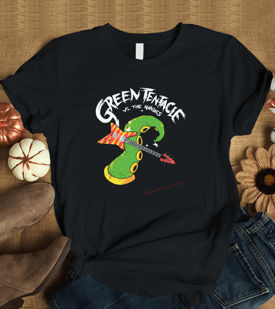 Green Tentacle Vs. The Maniacs T-Shirt